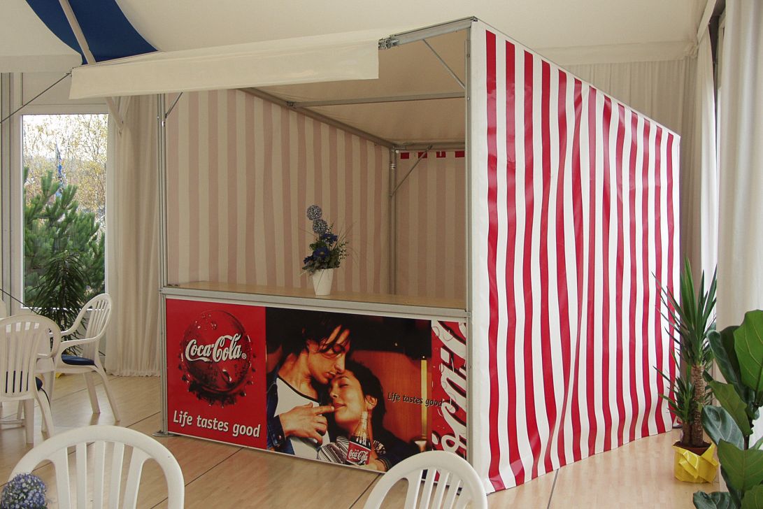Verkaufsstand 2 x 2 m
